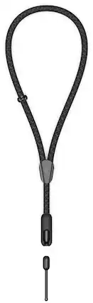 Front. Peak Design - Mobile Cuff, Black - Black.