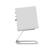 Alt View 4. Kanto - Elevated Desktop Speaker Stands for Midsize Speakers, Pair - White.
