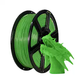 Flashforge - PLA Filament 1.75mm, 3D Printer Filament 1kg (2.2lbs) Spool, Dimensional Accuracy +/- 0.02mm - Green
