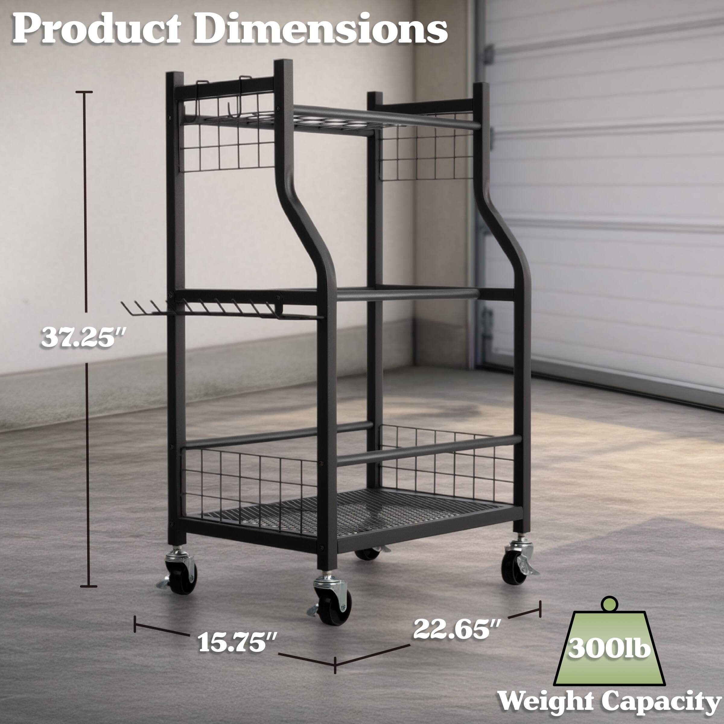 Product Dimensions: 37.25" x 15.75" x 22.65"  
Weight Capacity: 300lb