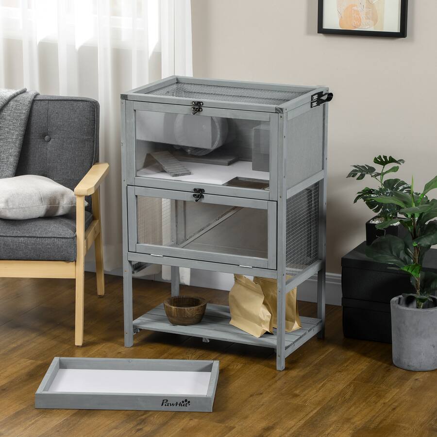 A closer look at Built In Hamster Cage Shelves