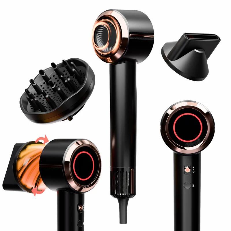 Front. NICEBAY - Nicebay Hair Dryer Ionic, 110,000 RPM High-Speed Brushless Motor, Hair Blow Dryer.