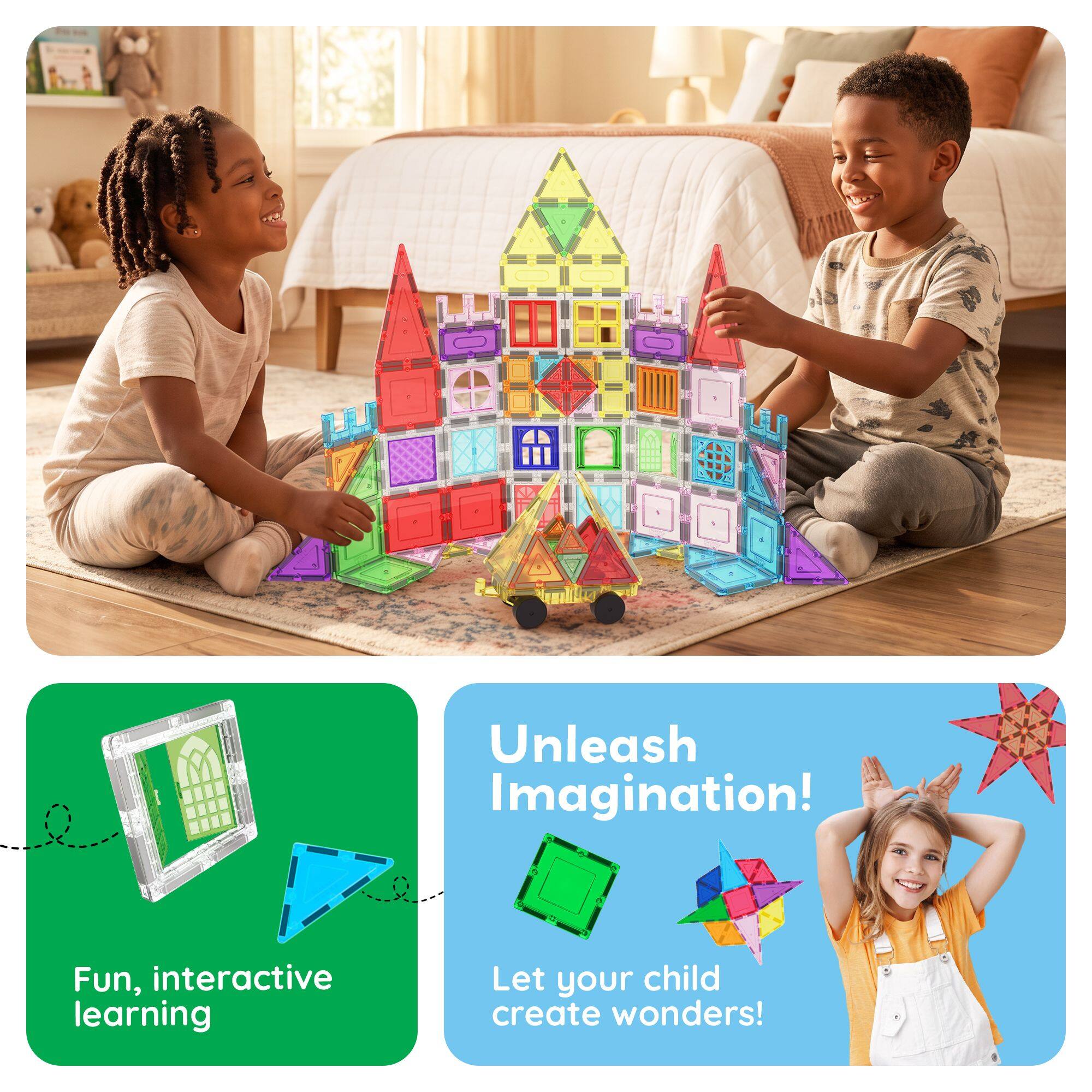 Unleash Imagination!  
Fun, interactive learning  
Let your child create wonders!