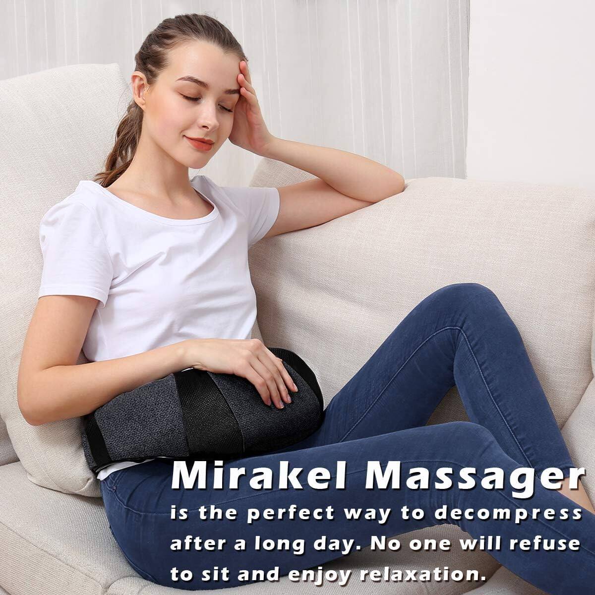 Mirakel Massager is the perfect way to decompress after a long day. No one will refuse to sit and enjoy relaxation.