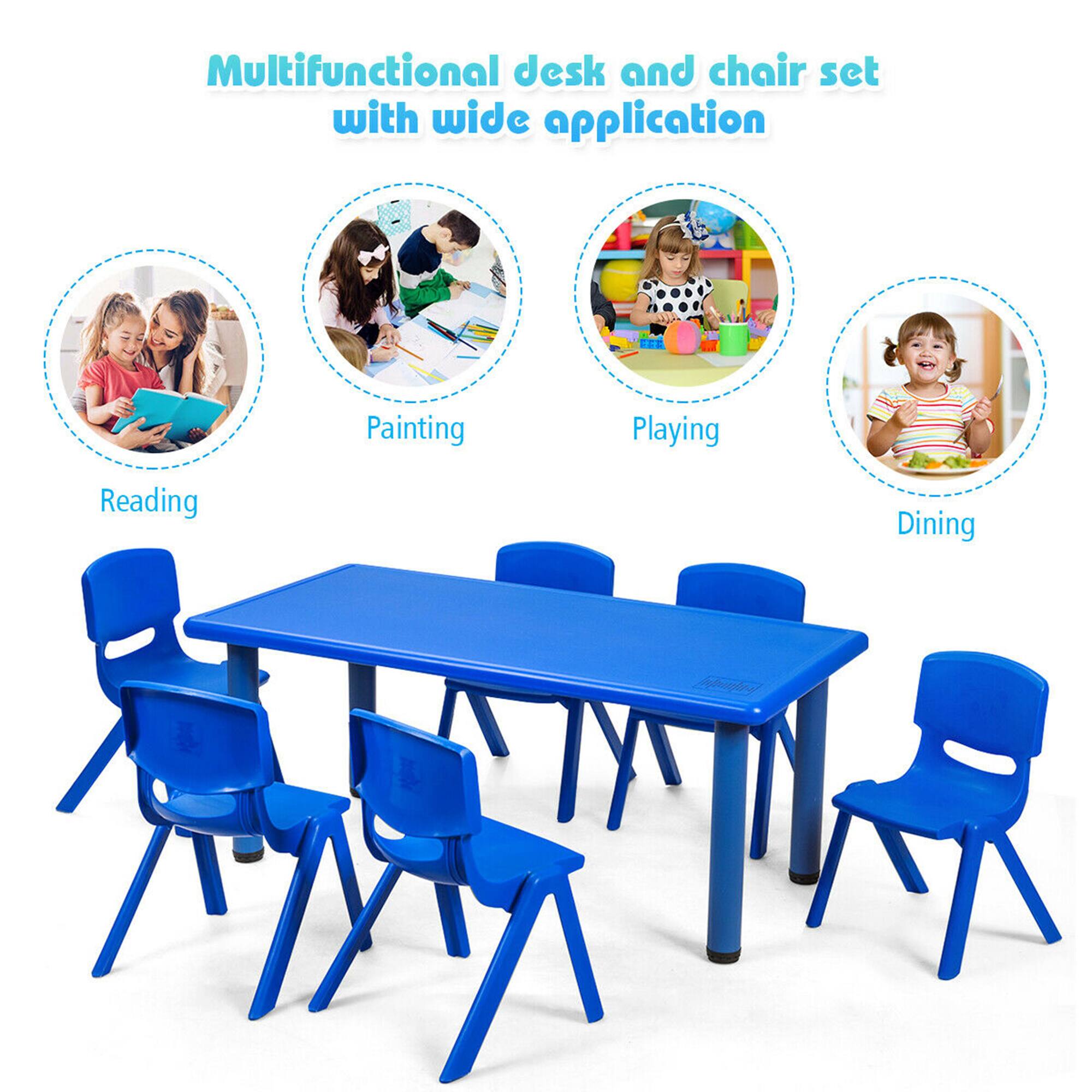 Multifunctional desk and chair set with wide application

- Reading
- Painting
- Playing
- Dining