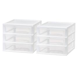 IRIS USA - Plastic Clearview Desktop organize with Drawers