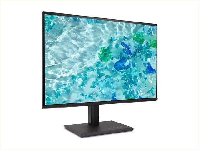 Angle. Acer - Vero 24" LED Monitor 1920x1080 75Hz B247Y Gbmiprx - Black.