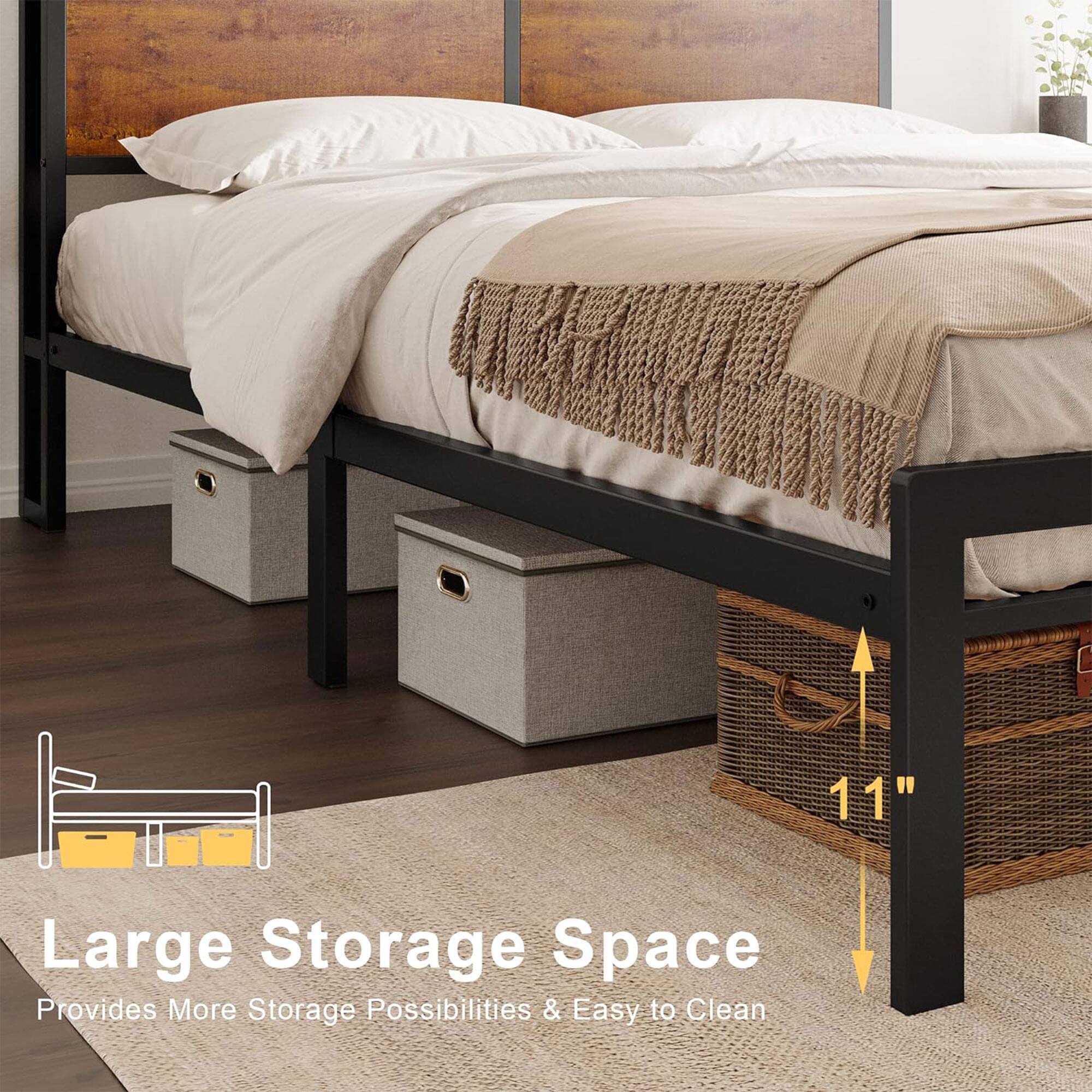 Large Storage Space  
Provides More Storage Possibilities & Easy to Clean  

11"