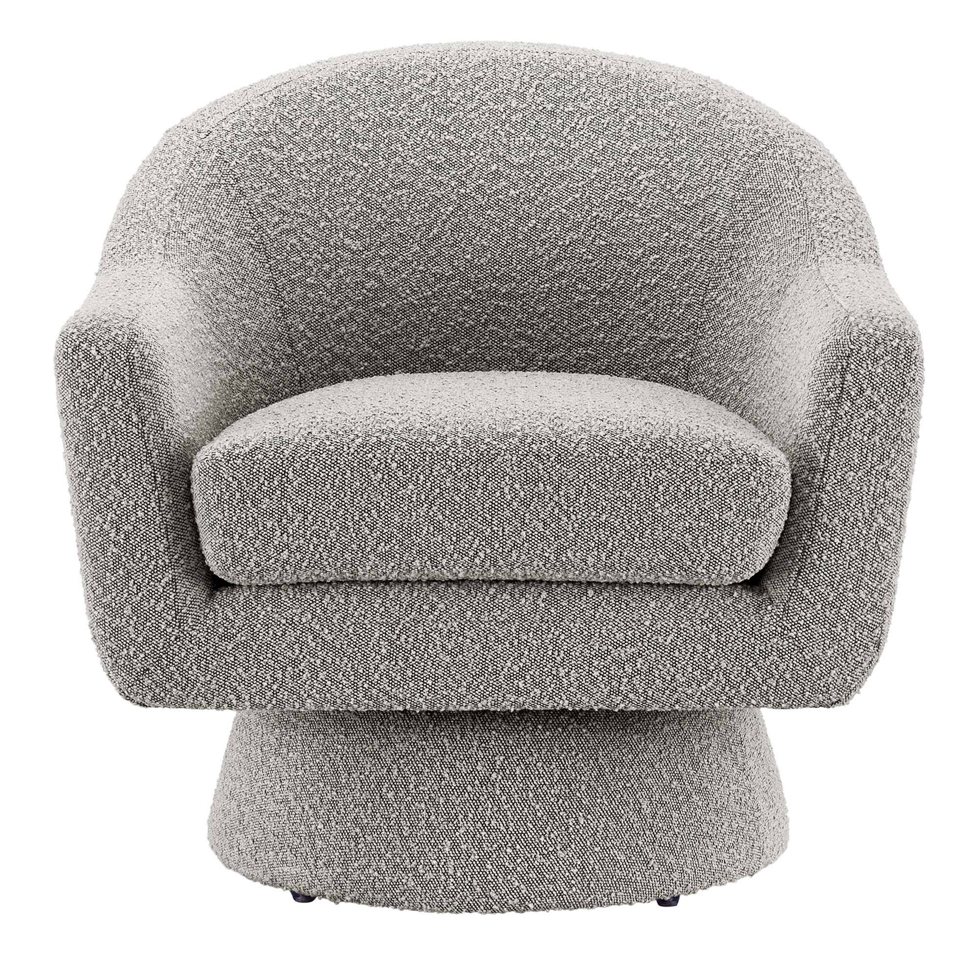 Alt View 4. Modway - Astral Boucle Fabric Swivel Chair by Modway - Taupe.