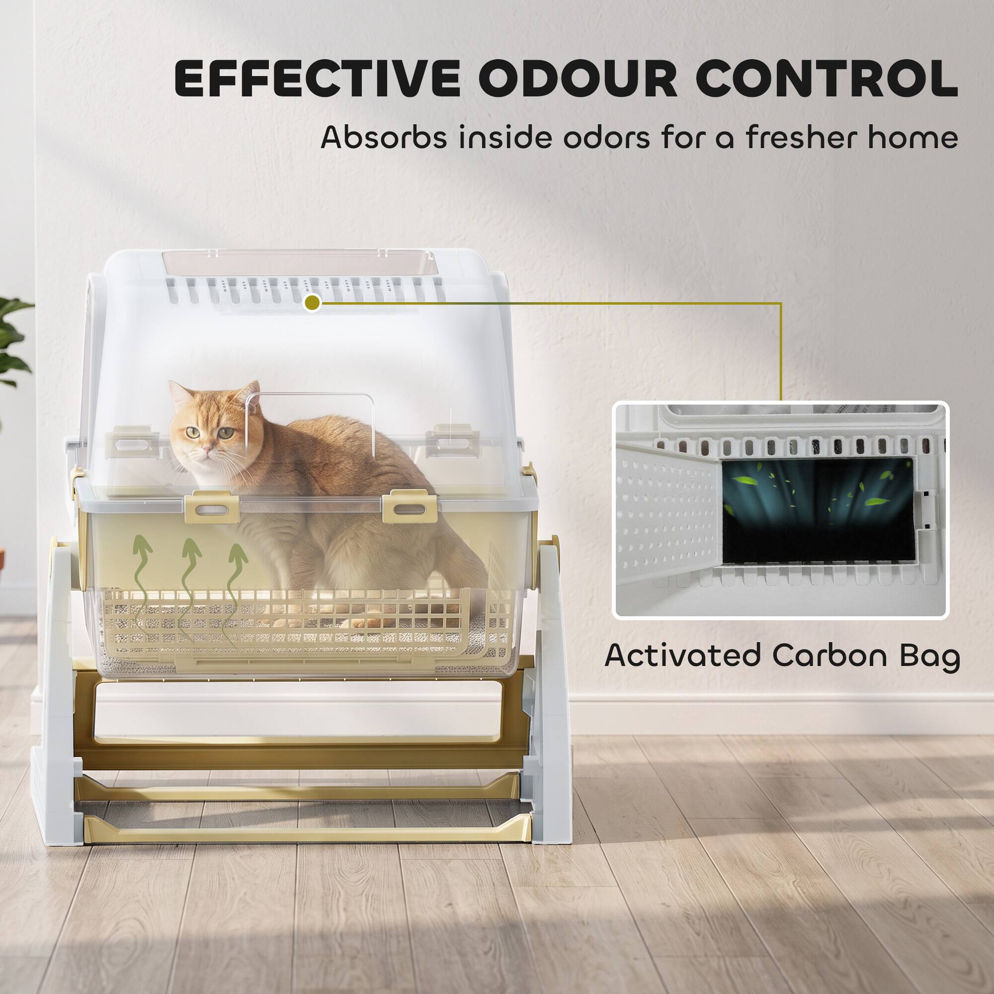 EFFECTIVE ODOUR CONTROL  
Absorbs inside odors for a fresher home  

Activated Carbon Bag