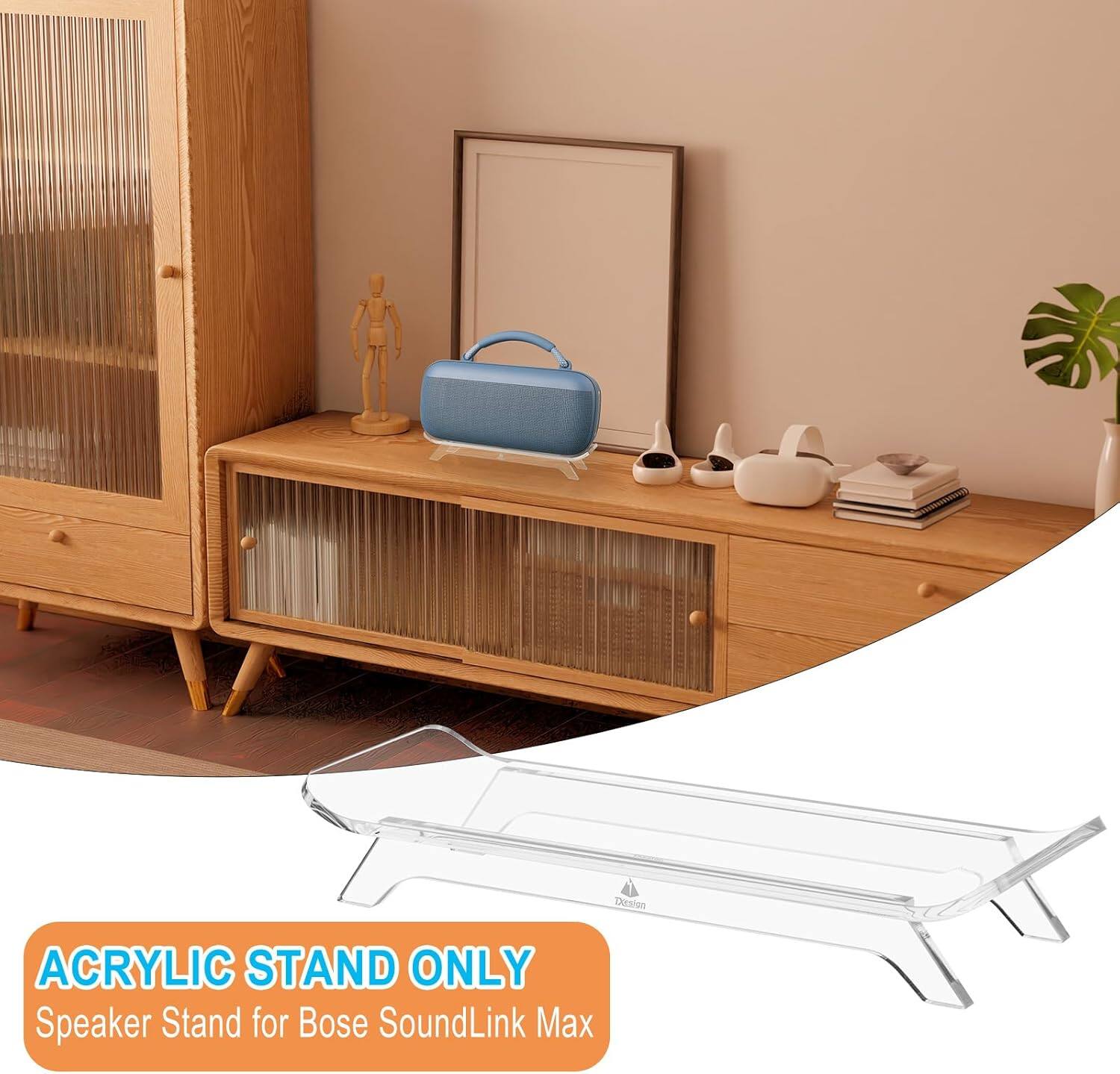 ACRYLIC STAND ONLY  
Speaker Stand for Bose SoundLink Max