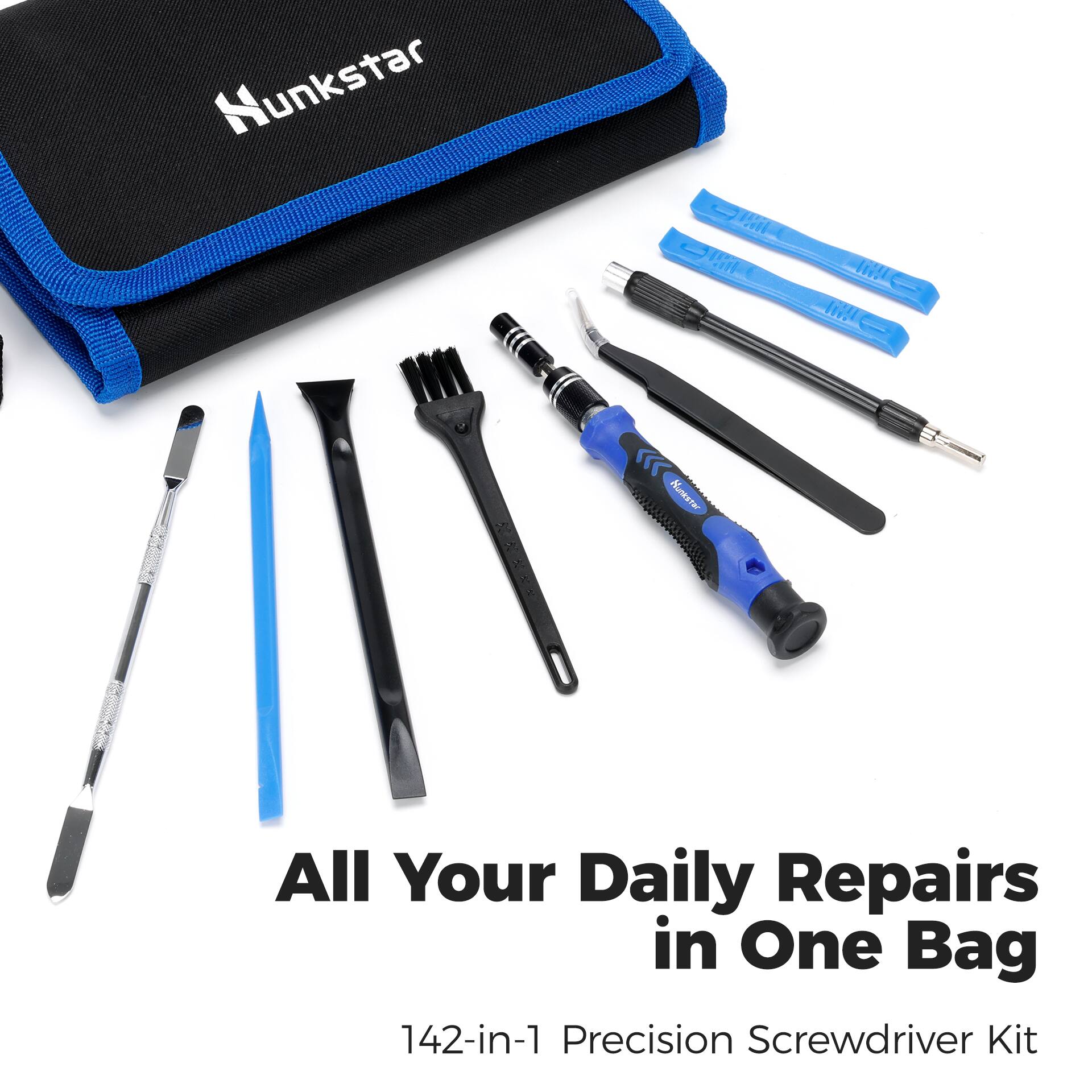 Hunkstar M TL "All Your Daily Repairs in One Bag" 142-in-1 Precision Screwdriver Kit