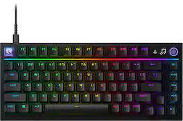 Logitech - G316 X 75 Gaming Keyboard with Hot-Swappable Linear Switches, USB-C, RGB LIGHTSYNC for PC - Black