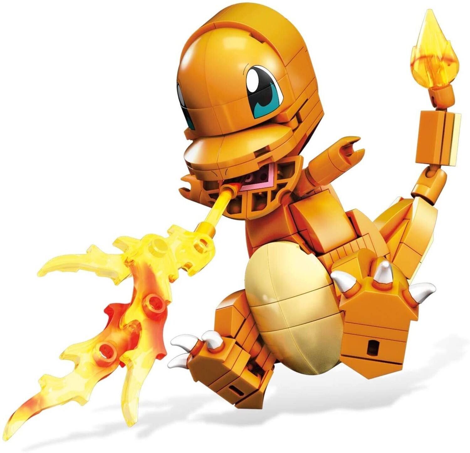 Alt View 2. Mega Bloks - MEGA BLOKS - Pokemon: Charmander, 180 Piece Building Toy Set   - Collectibles - Multicolor.