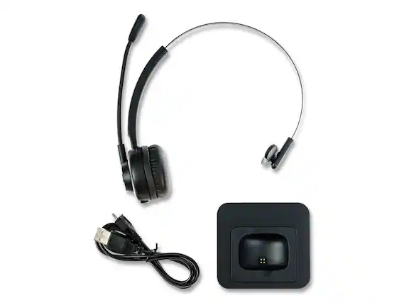 Front. Spracht - Spracht Mobile Office Headset - Black.