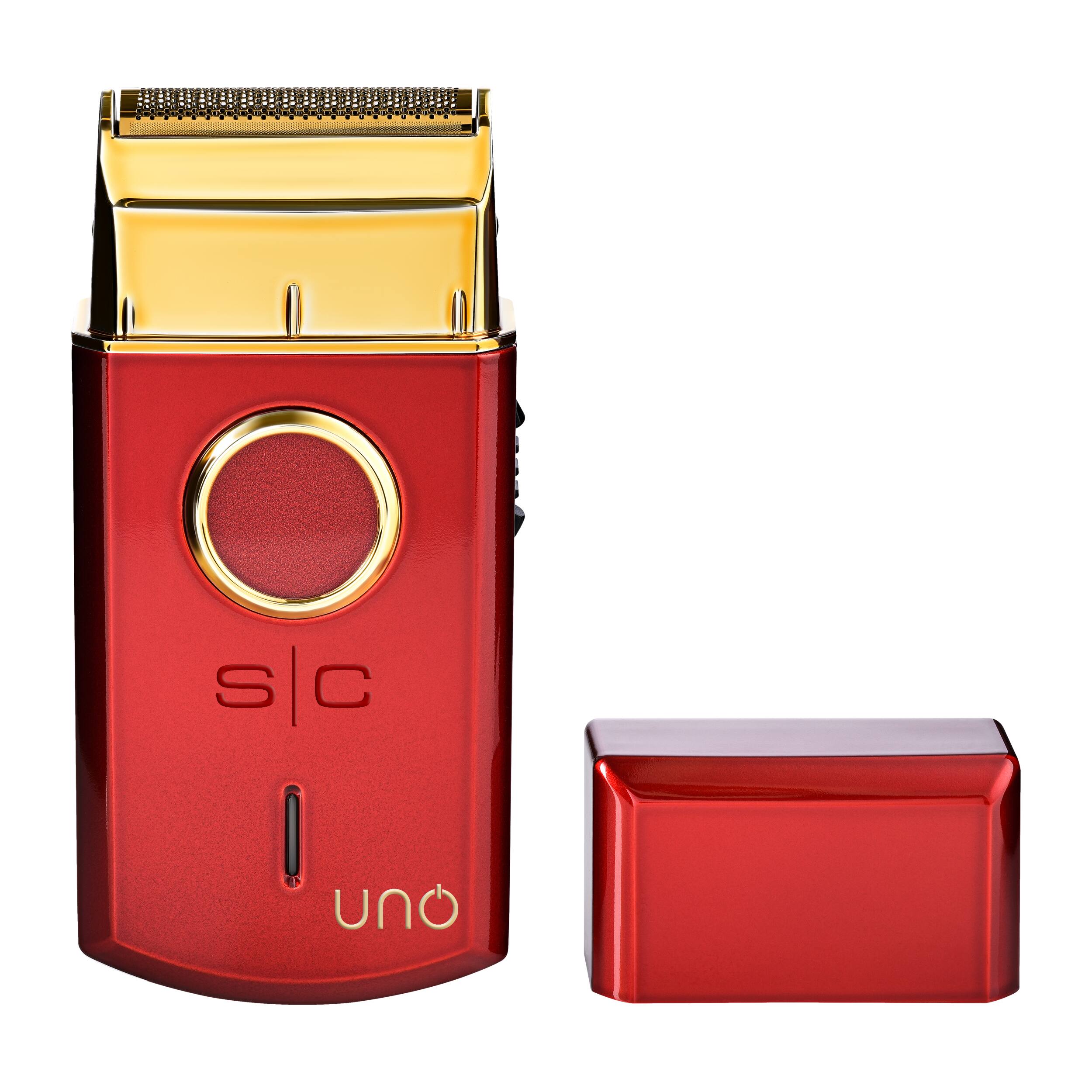 StyleCraft - Uno Travel Sized Single Foil Shaver with High Torque Motor, USB Rechargeable - Red