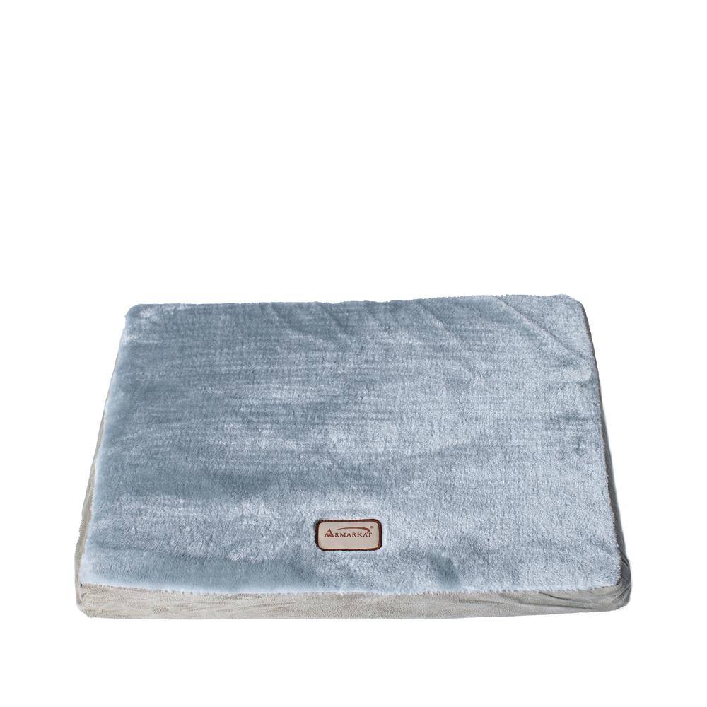 Alt View 6. Armarkat - Large Memory Foam Orthopedic Pet Bed Mat In Gray and Sage Green - Green.