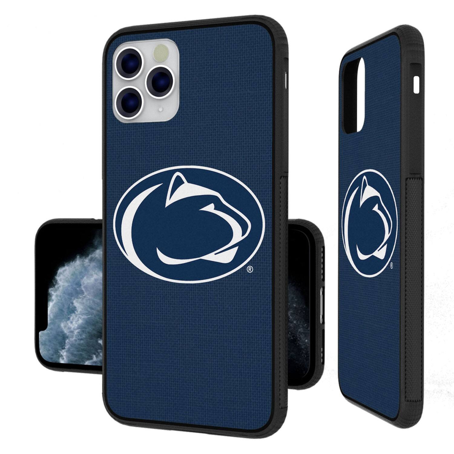 Alt View 2. Keyscaper - Penn State Nittany Lions iPhone Solid Design Bump Case - 14 Pro Max - Multicolor.