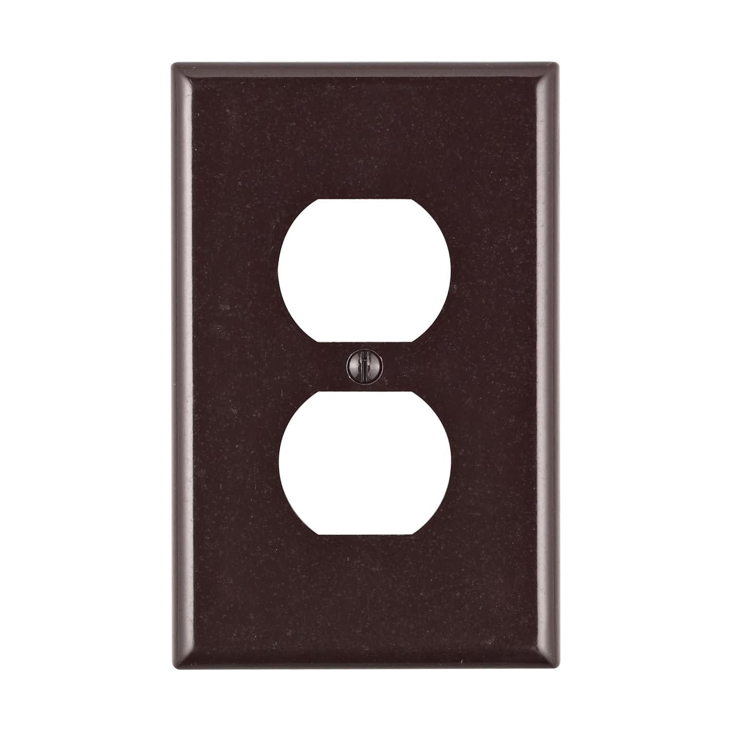 Leviton - 1 gang Plastic Duplex Wall Plate 1 pk - Brown price history on PriceWatchPro