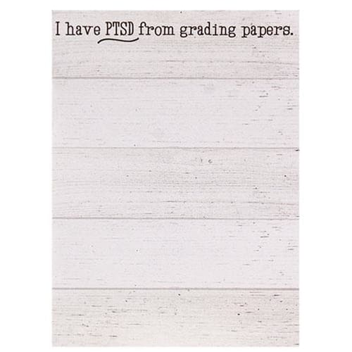 BreeBe - Grading Papers Notepad - White