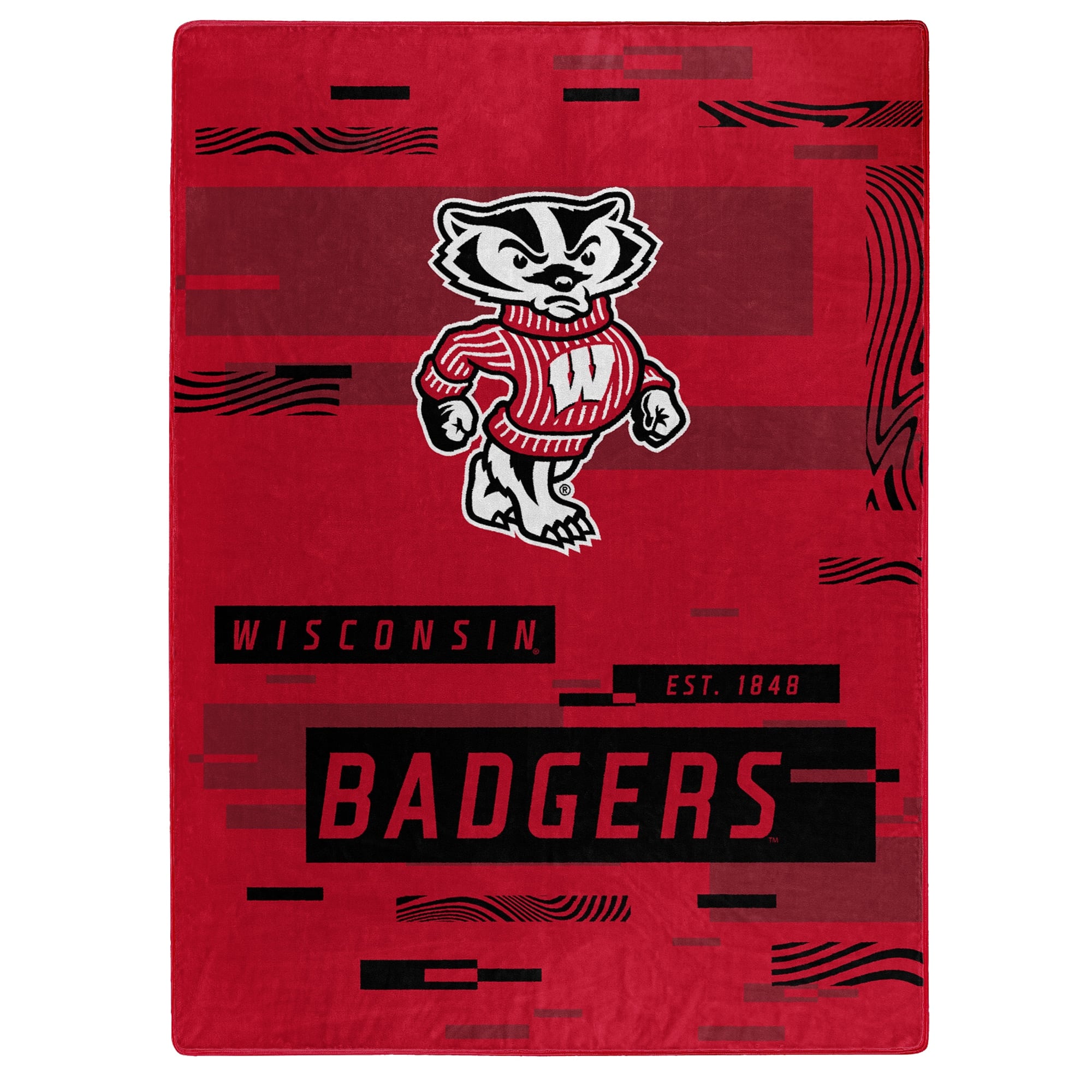 "Northwest - Wisconsin Badgers 50"" x 60"" Digitize Raschel Throw Blanket - Red" price history on PriceWatchPro