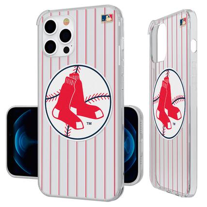 Front. Keyscaper - Cooperstown Pinstripe iPhone Clear Case - 13 Pro - Multicolor.