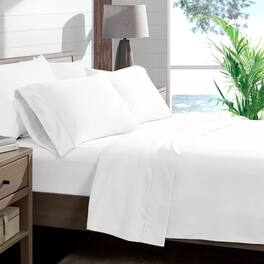 Bibb Home - 1000TC Egyptian Cotton Rich 6-Piece Sheet Set - White