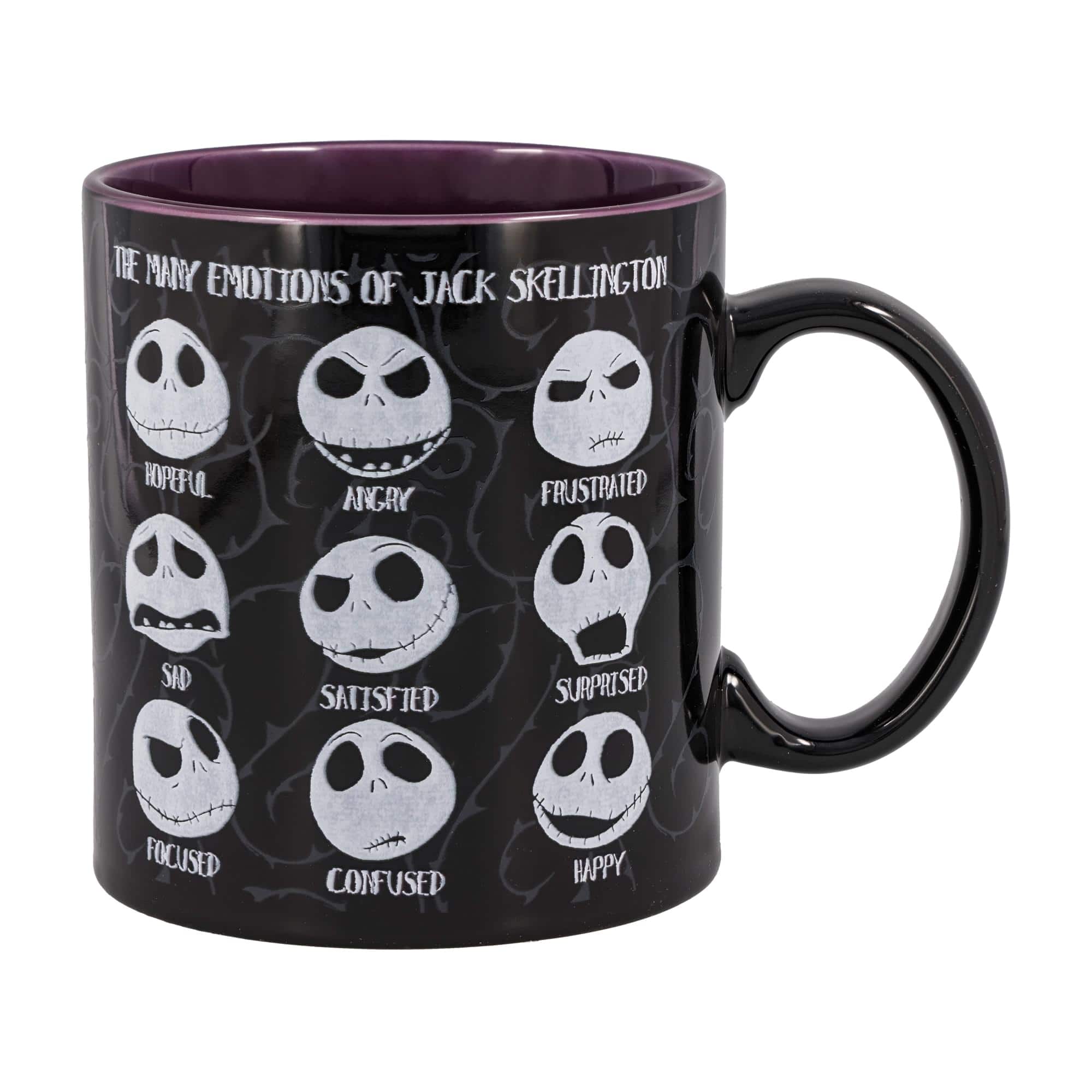 Disney - The Nightmare Before Christmas Jack Emotions 20-Ounce Ceramic Mug - Multi-Colored