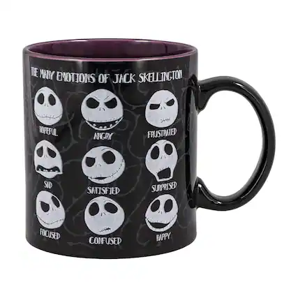 The Many Emotions of Jack Skellington
- Hopeful
- Angry
- Frustrated
- Sad
- Satisfied
- Surprised
- Focused
- Confused
- Happy