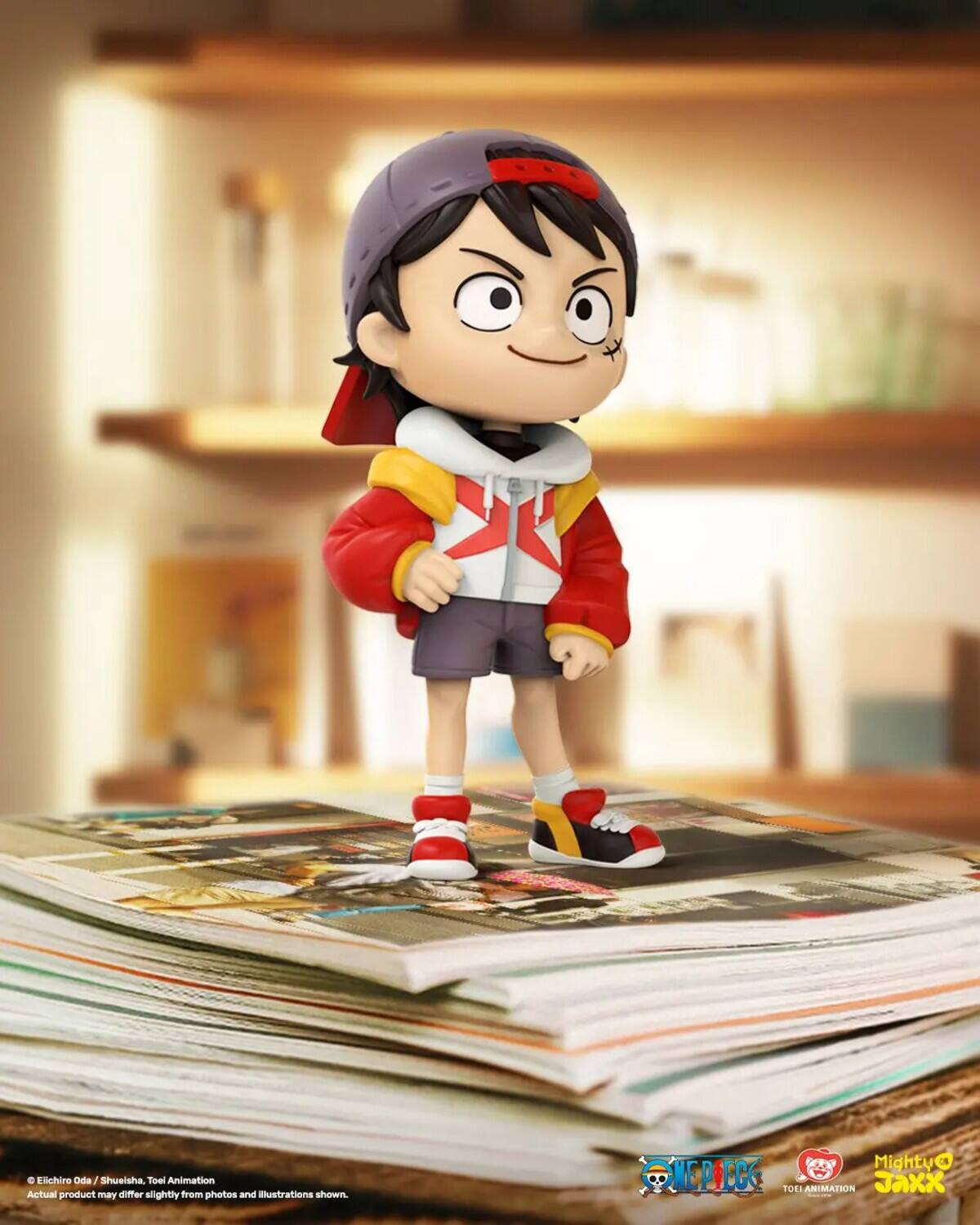 Eiichiro Oda / Shueisha, Toei Animation  
Actual product may differ slightly from photos and illustrations shown.  

Mighty Jaxx  
One Piece  
Toei Animation