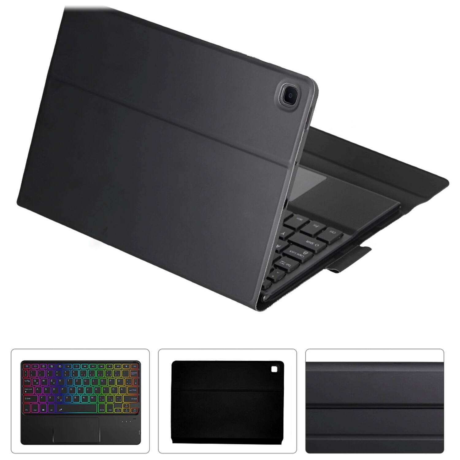 Alt View 11. SaharaCase - Keyboard Case for Amazon Fire Max 11 (2023) - Black.
