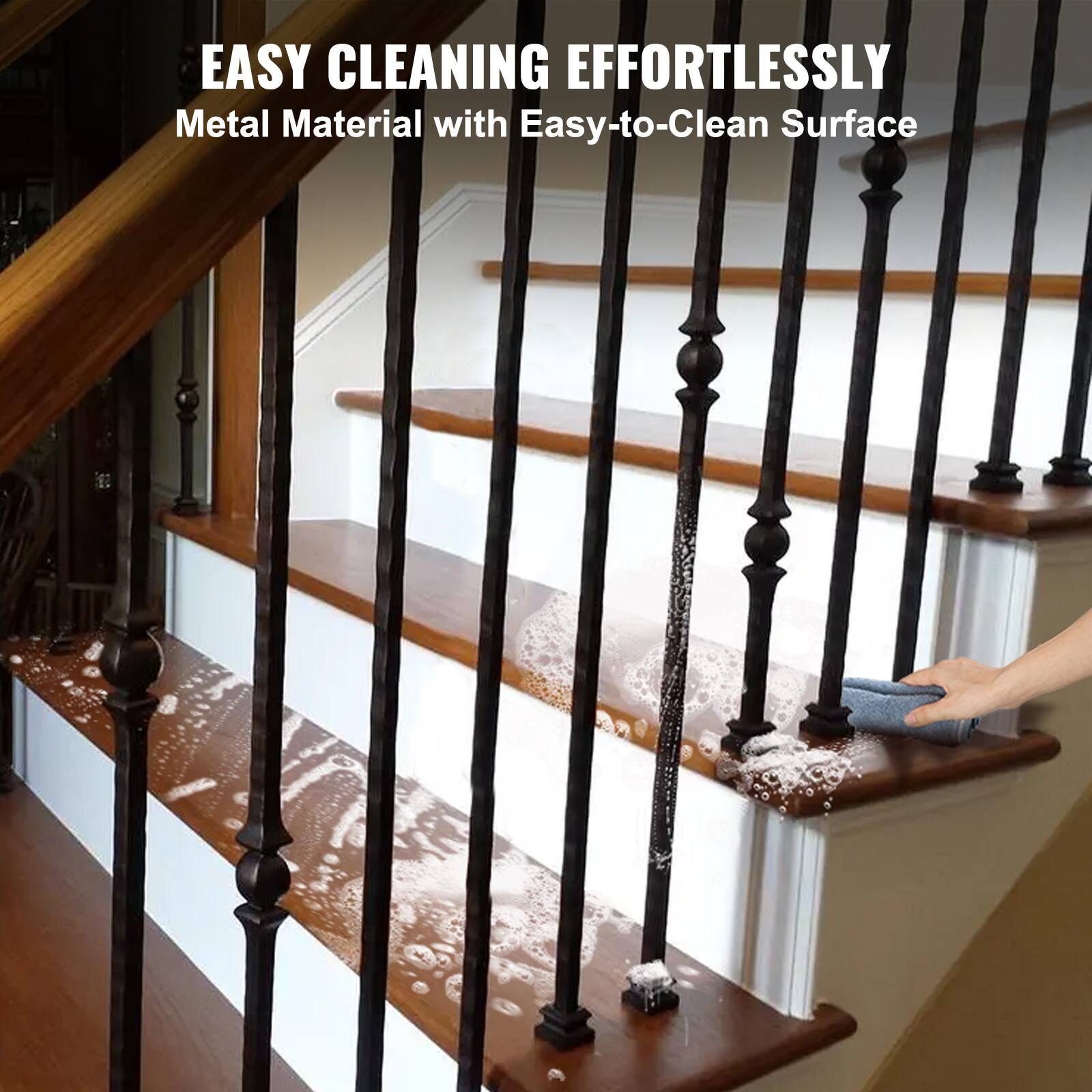 EASY CLEANING EFFORTLESSLY  
Metal Material with Easy-to-Clean Surface