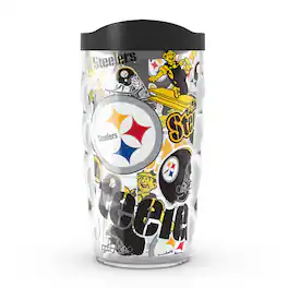 Tervis - Pittsburgh Steelers 10oz. Allover Classic Wavy Tumbler - Multicolor