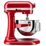 KitchenAid - Professional 5 Plus Series 5 Quart Bowl-Lift Stand Mixer - KV25G0XER - Empire Red