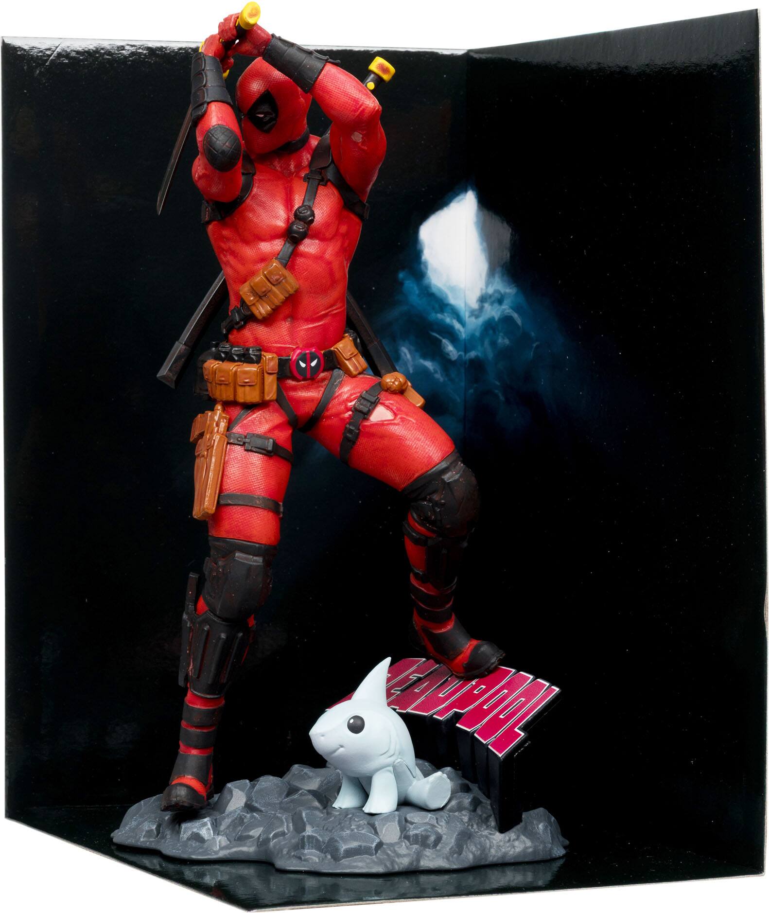 Alt View 4. McFarlane Toys - Marvel 7.1" Deadpool 1:10th Scale Collectible with Scene (Deadpool #1).