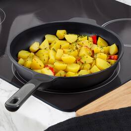 BergHOFF - Leo Stone+ Nonstick Ceramic Aluminum Fry Pan 11", Recycled - Black