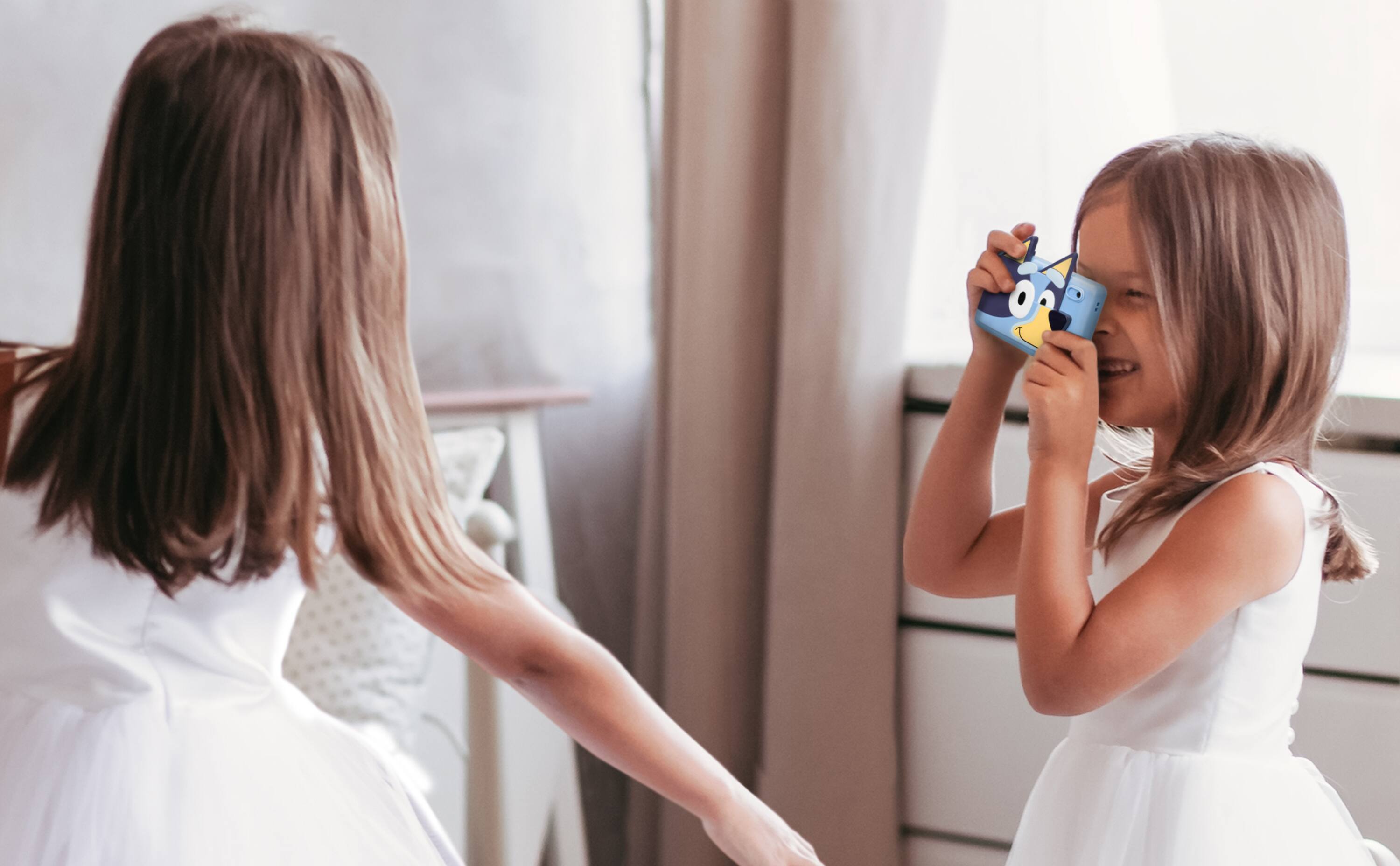 Angle. eKids - eKids Bluey Kids Camera with Video Recording and Bluey Graphics.