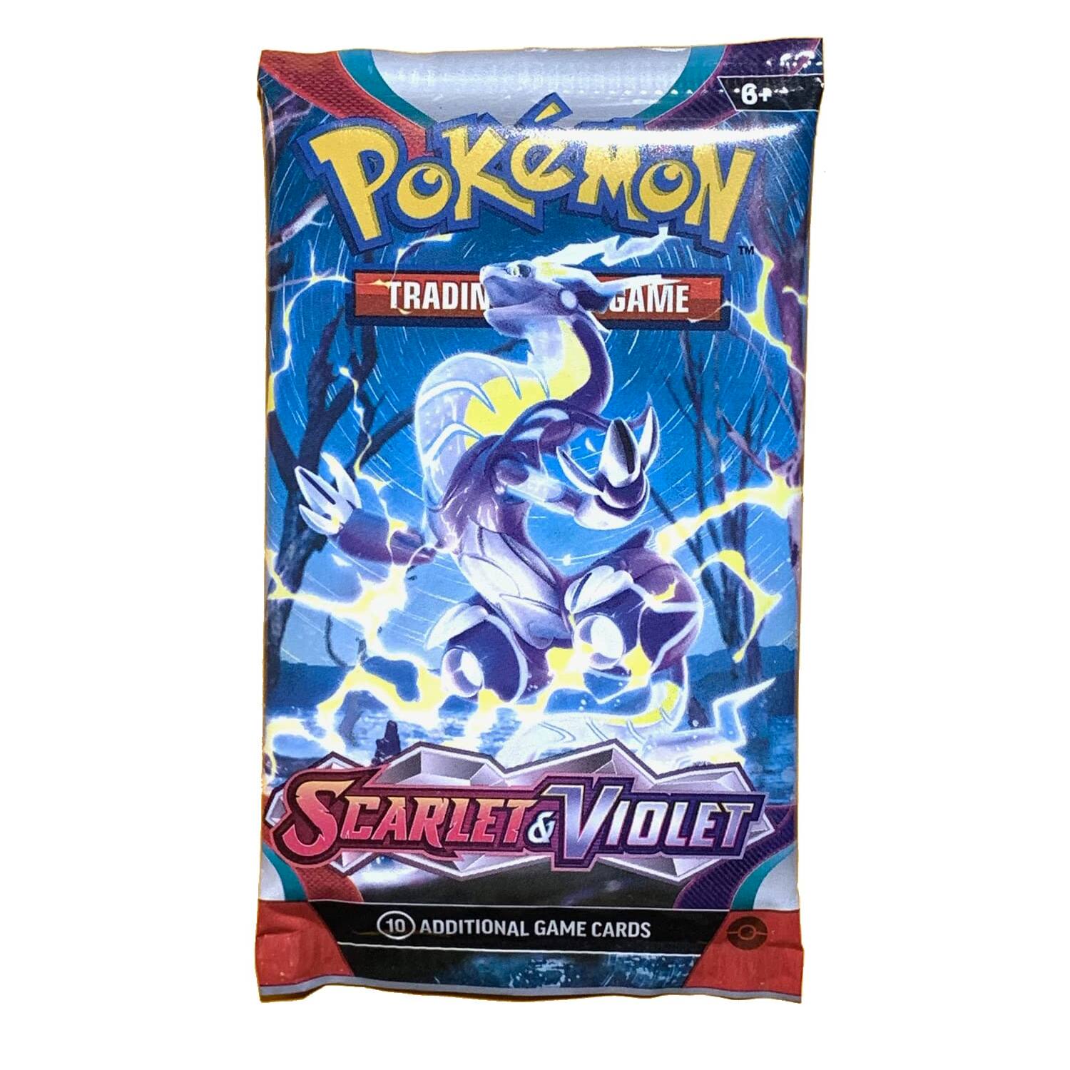6+ Pokémon Trading Game Scarlet & Violet 10 Additional Game Cards