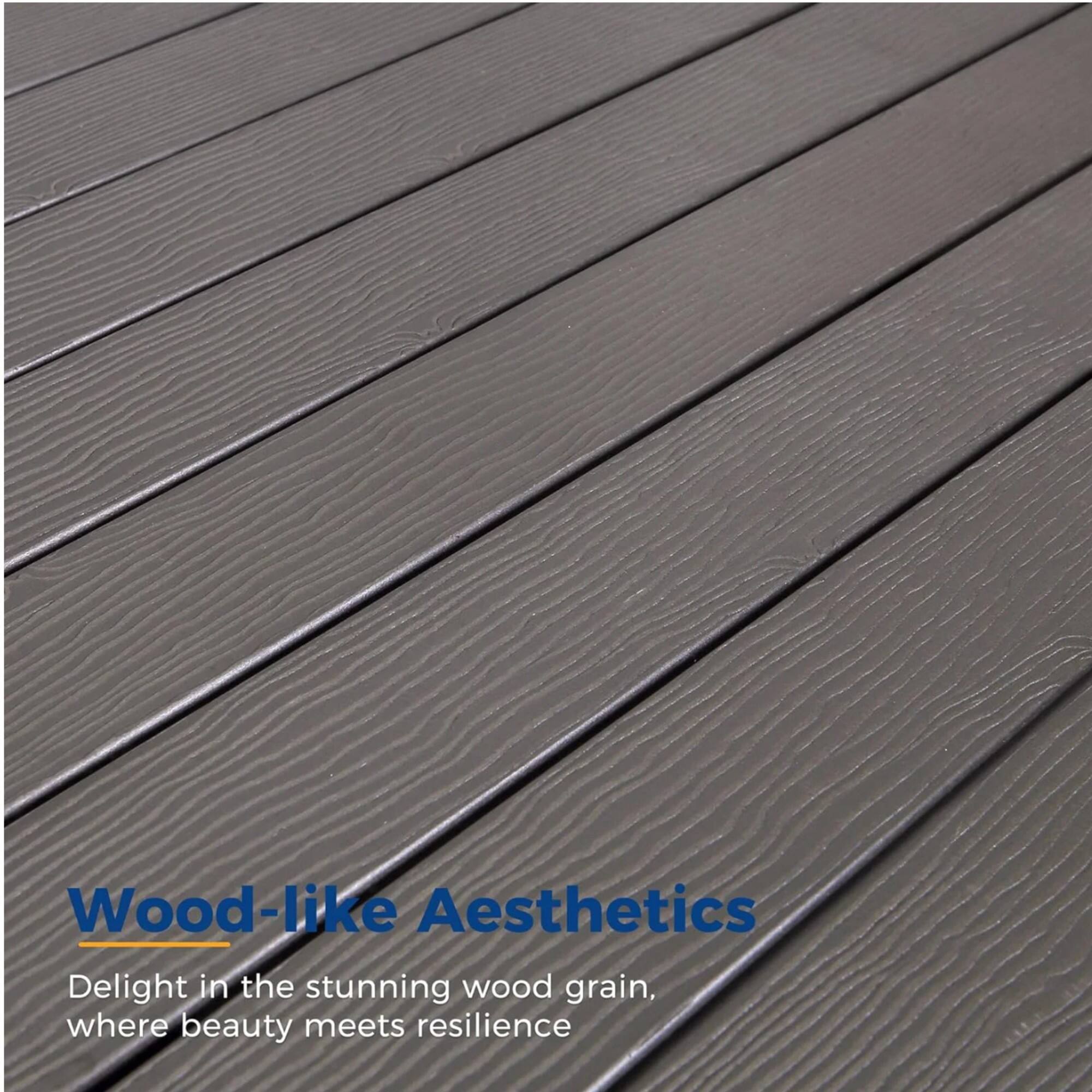 Wood-like Aesthetics

Delight in the stunning wood grain, where beauty meets resilience