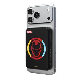 Keyscaper - Marvel Sigil Wireless Mag Power Bank - Iron Man