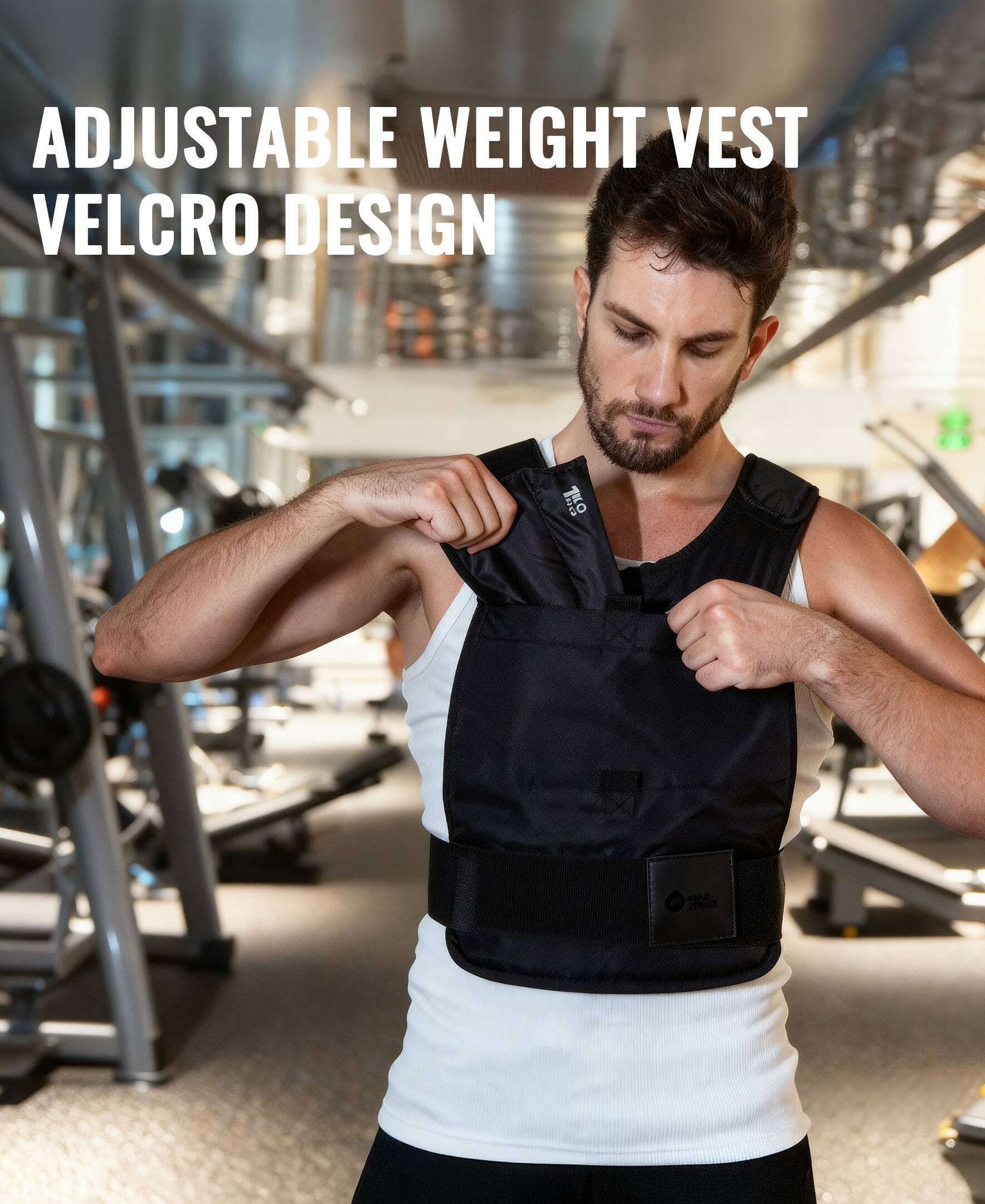 ADJUSTABLE WEIGHT VEST  
VELCRO DESIGN