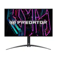 Acer - Predator Gaming 27" WQHD OLED 240Hz 0.01m FreeSync Premium Gaming Monitor (DisplayPort, HDMI) - Black - Front_Zoom