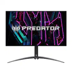 Front. Acer - Predator Gaming 27" WQHD OLED 240Hz 0.01m FreeSync Premium Gaming Monitor (DisplayPort, HDMI) - Black.