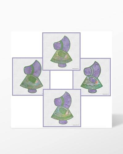 Angle. AccuQuilt - Sunbonnet Sue Embroidery Designs CD by Marjorie Busby.
