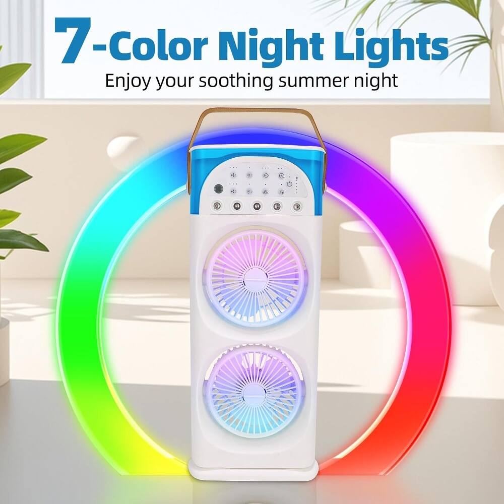 7-Color Night Lights  
Enjoy your soothing summer night