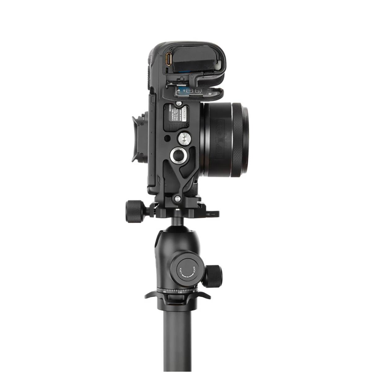 Alt View 5. 3 Legged Thing - 3 Legged Thing ROXIEQD-B Canon R5/R6 Dedicated L Bracket - Darkness.