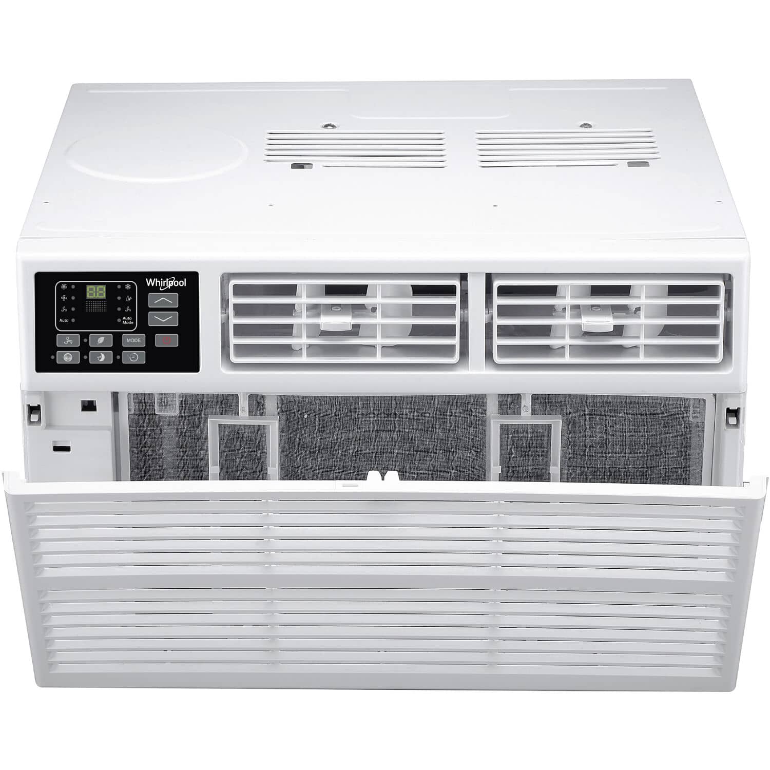 Alt View 20. Whirlpool - 1,500 Sq. Ft. 23,200 BTU 230V Window Mounted Air Conditioner with Supplemental Heat - White.