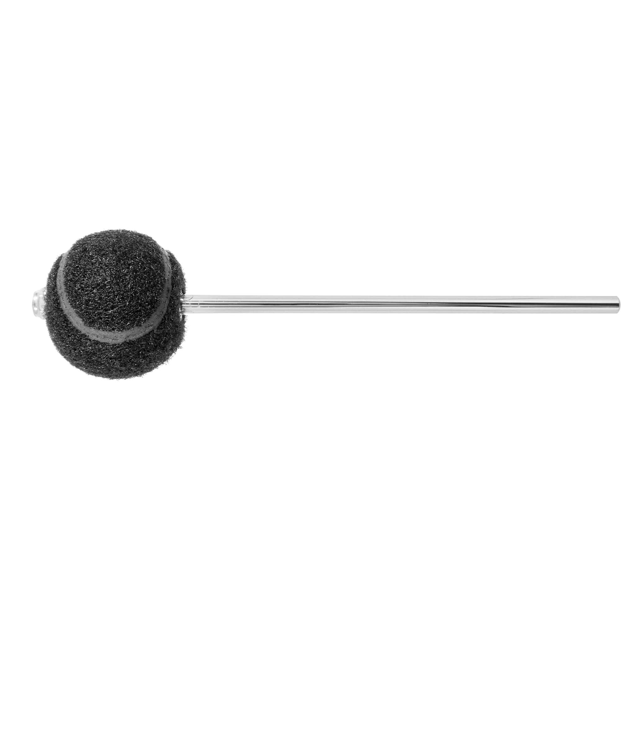 Angle. Gibraltar Hardware - 6.25" Tennis Ball Style Bass Drum Cajon Beater w/ Nylon Wool Felt Head, Soft Impact for Electronic Kits & Acoustic Cajon.