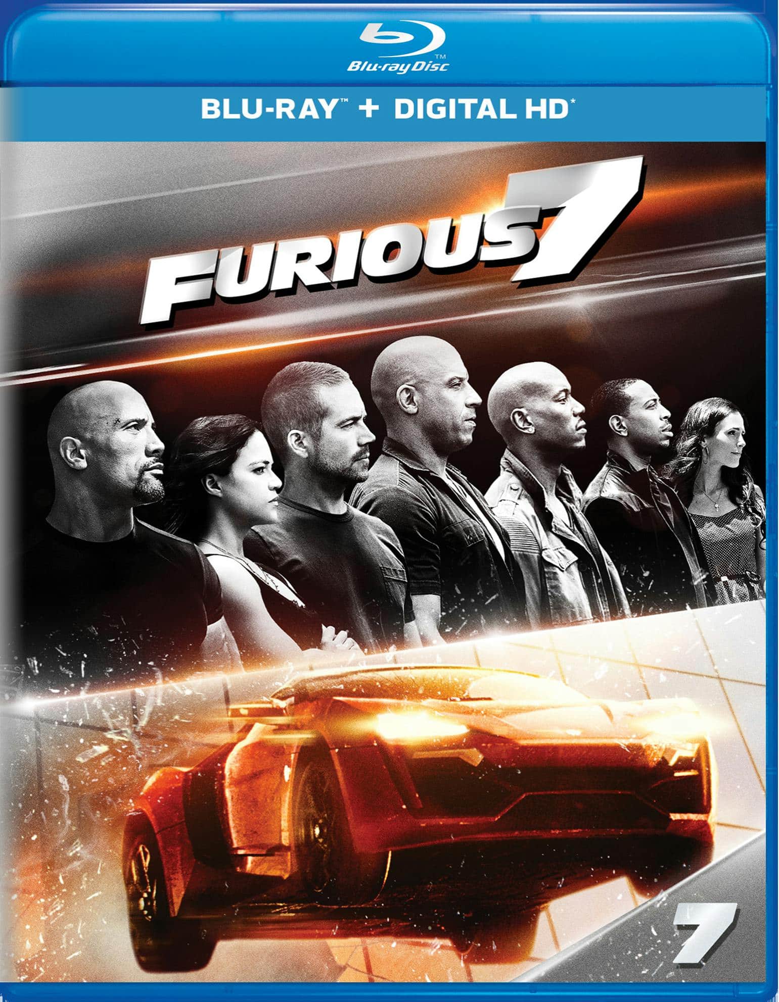 Front. Fast & Furious 7 (Blu-ray Extended Edition) [Blu-ray].