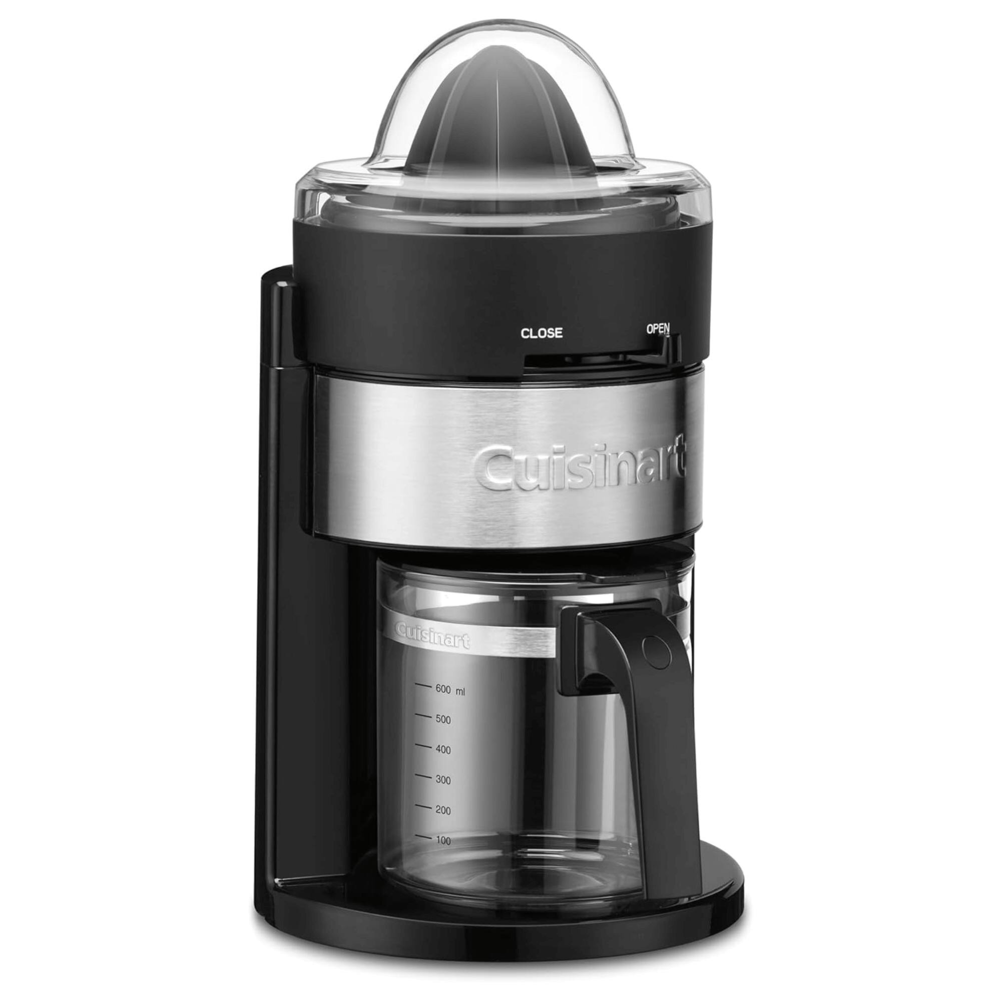 CLOSE OPEN  
Cuisinart  
600 ml  
500 ml  
400 ml  
300 ml  
200 ml  
100 ml